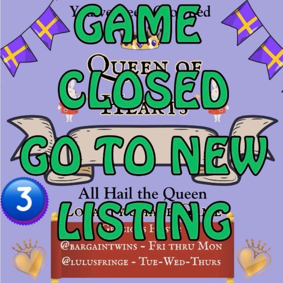 .
๐๐๐๐
THURSDAYโS
QUEEN IS
OVER ON
GAME 4
๐๐๐๐
PLZ GO TO
GAME 4 - Picture 1 of 8